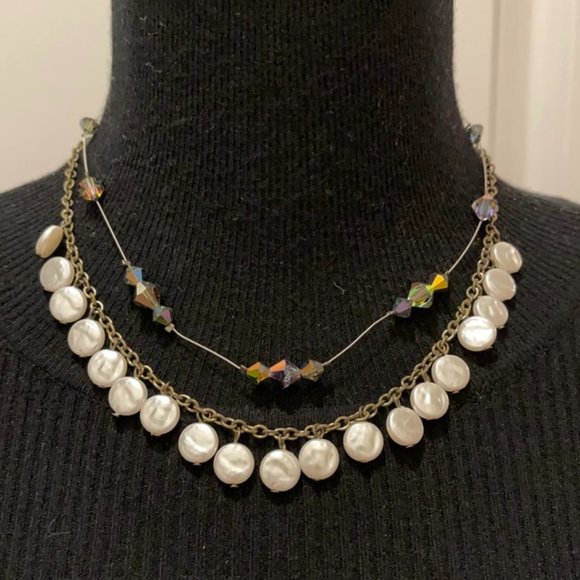 2/$14 Fashion Jewelry Faux Pearls Stones Necklaces - Picture 1 of 3
